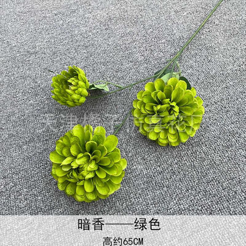 Flores de boda de alta calidad de flores de madera verde de bambú y lirio de pino masson de alta calidad