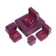 European-style Sheepskin Jewelry Box Big Brand Diamond Color Treasure Ring Necklace Box High-grade Jewelry Storage Box Bracelet Watch Box