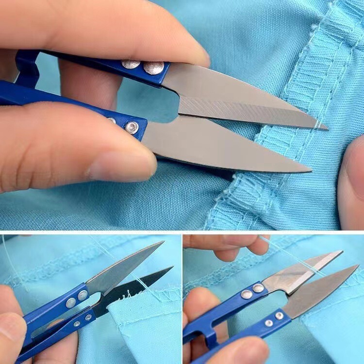 U字型錬鉄糸はさみ、家庭用クロスステッチ糸はさみ、釣り糸はさみ、カラフルな小型はさみ、テーラー用スプリングはさみ、露店バッチ|undefined
