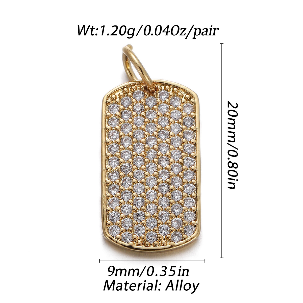 1 Piece Copper Solid Color Pendant display picture 7