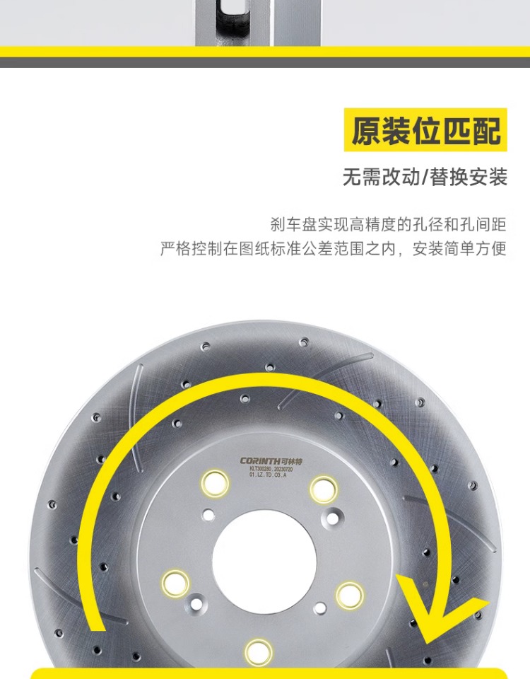 Suitable for Honda Accord Fit Civic Xrv Jade Binzhi Lingpai Odyssey Crv Crown Road Brake Disc Accessories