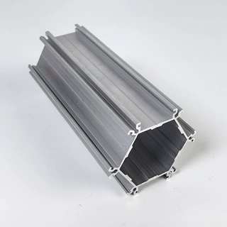 六边形异形铝型材 多 T 槽六边形铝合金管材 设备框架铝型材定制