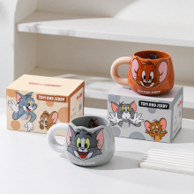 猫和老鼠联名卡通家用水杯生日礼物正品授权伴手礼卡通陶瓷马克杯