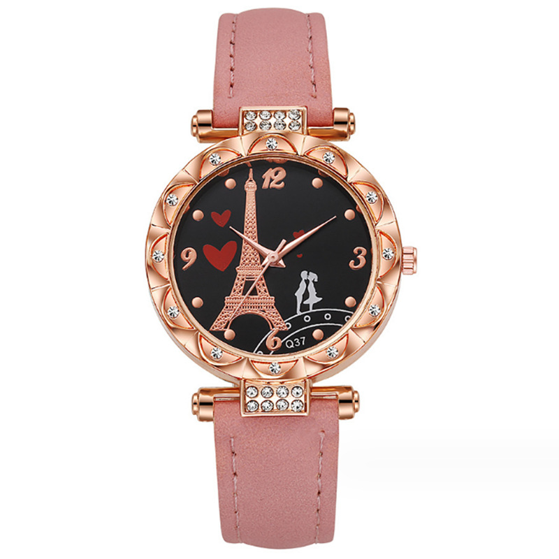 Pointer Display Type Buckle Buckle Style Casual Tower Heart Shape Buckle Quartz Watch Women's Watches