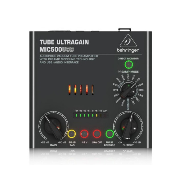 behringer   MIC500USB  话放话筒放大器周边设备