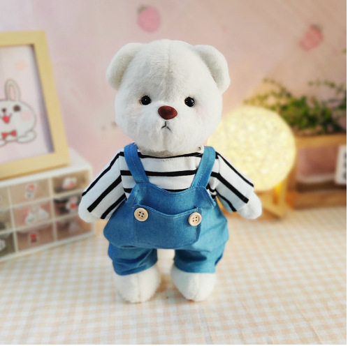 Baby Doll Clothes 30cm Lina Bear Outfit 40cm Belle Clothes Size S Stellalou Replacement Plush Toy Strawberry Bear Clothes