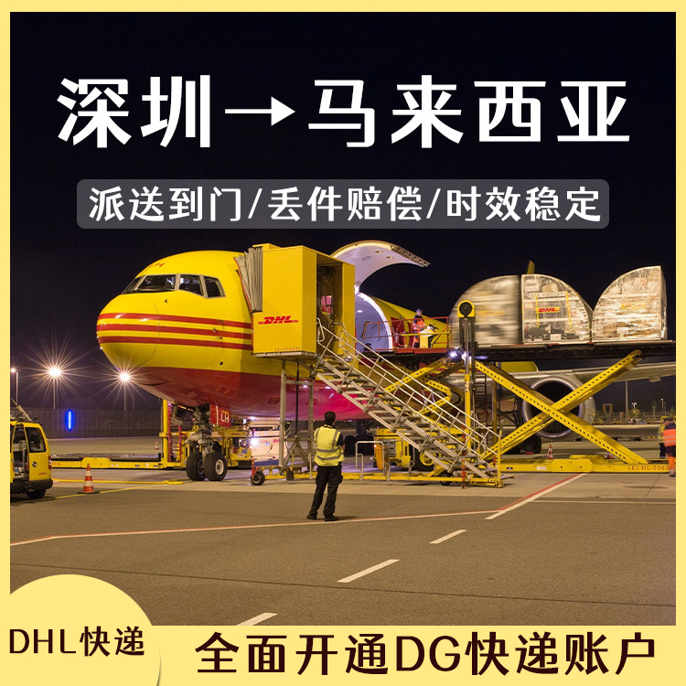 锂电池广州到马来西亚DHL快递空运海运整柜拼箱双清到门DDP/DDU