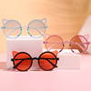 circular Boy Sunglasses sunshade Sunscreen Little Girl Sunglasses ultraviolet-proof Cartoon decorate Trimming glasses