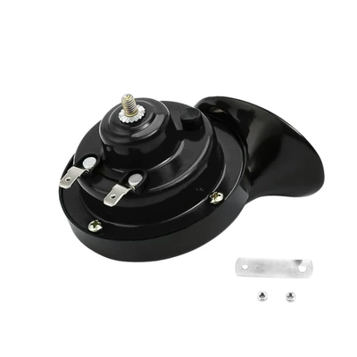 Car horn/tweeter Motorcycle Snail Horn 300Db - black-12v-single-pack
