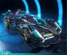 千麦QM00030兰博基妮V12概念车跑车模型儿童益智拼装积木玩具车