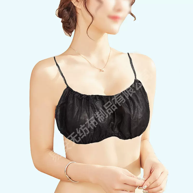免洗美容院spa按摩身体背汗蒸桑拿一次性文胸内衣抹胸罩独立包装