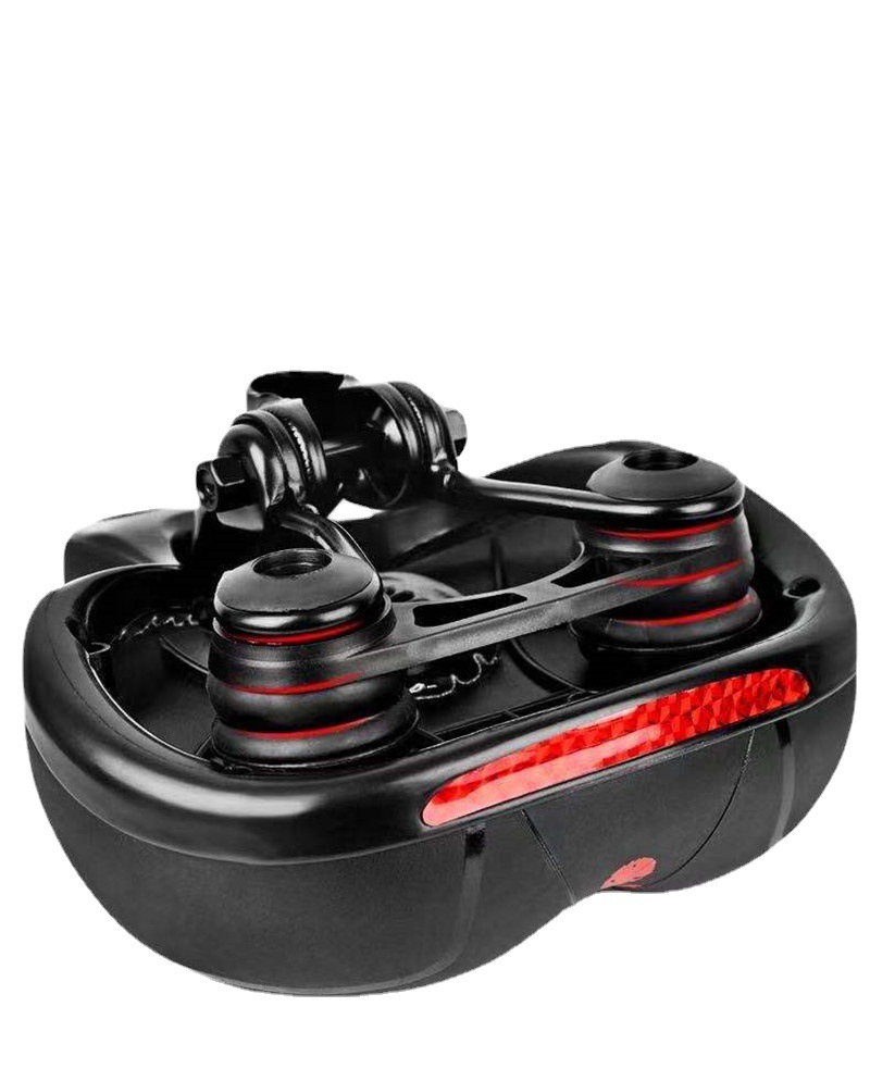 Cojín reflectante cojín del asiento de bicicleta de montaña grande trasero ensanchado suave silla asiento bolsa reflector accesorios para bicicletas