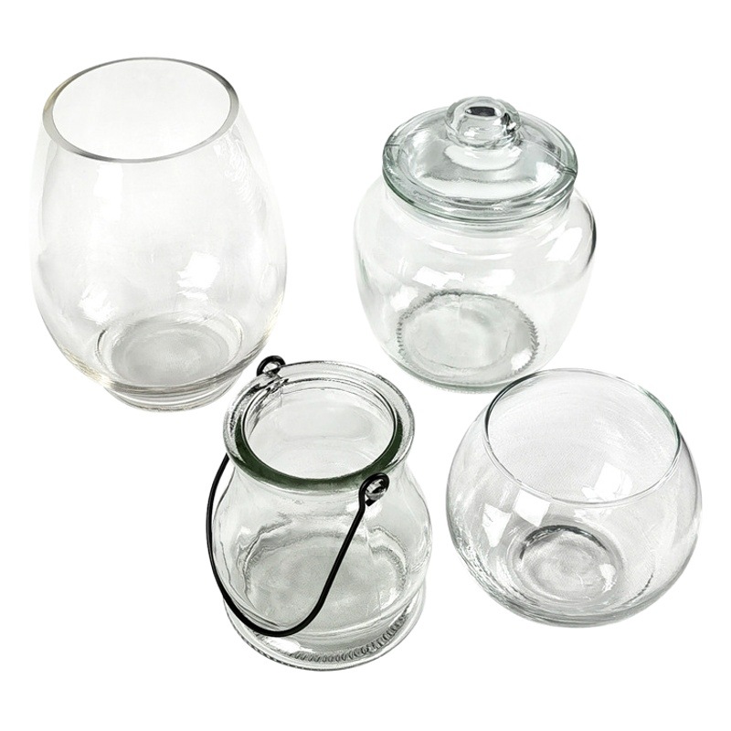 Hecho a mano creativo DIY material niños mosaico candelabro de vidrio Fondo embrión kindergarten regalo estudiante