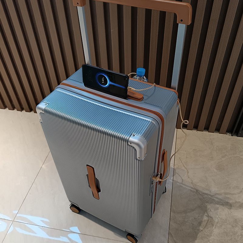Luggage Wide Trolley 2025 New Explosion-Proof Zipper Boarding Case Trolley Case Large Capacity Suitcase Password Box