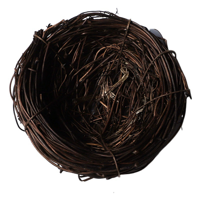 Имитация ротанга Птичье гнездо жаба ротанг Птичье гнездо рождественские поделки декоративные украшения ручной работы из ротанга Птичье гнездо оптом