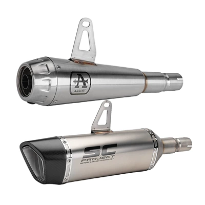 modified exhaust pipe, integrated | Motorcycle exhaust pipe
