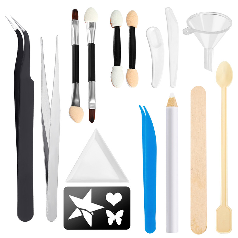 Nail jewelry tools stainless steel artifact tweezers tattoo stickers drill pen suit handmade wear nail special tools