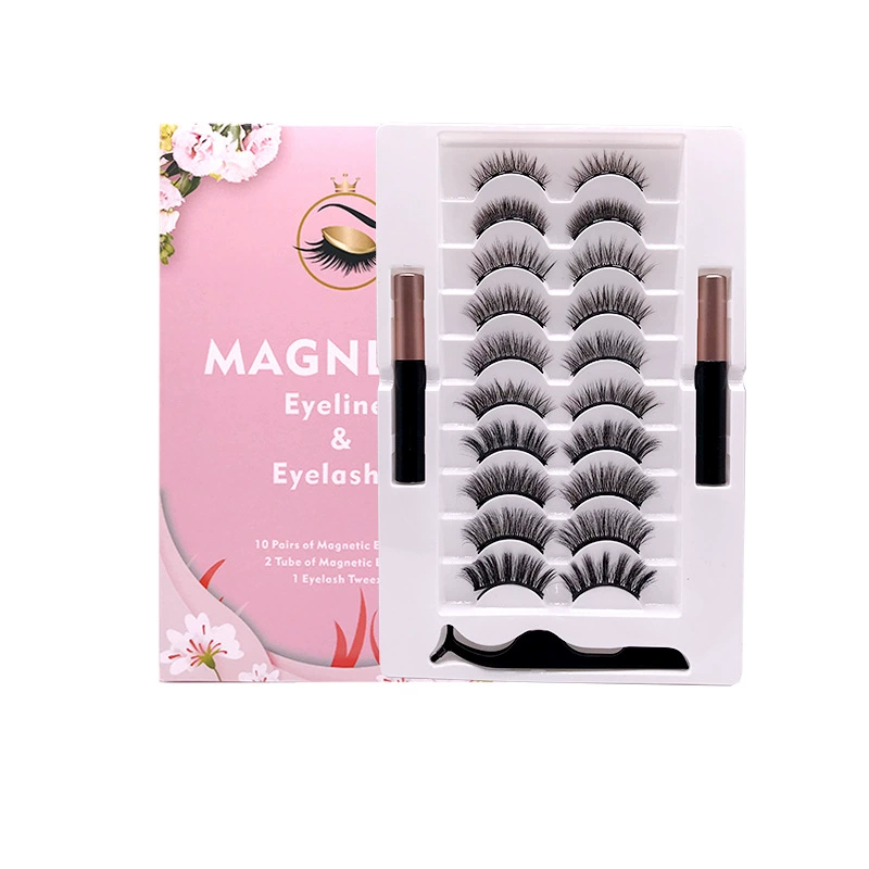 Eye pencil, magnetic false eyelashes, curling dense set, soft glue, without glue