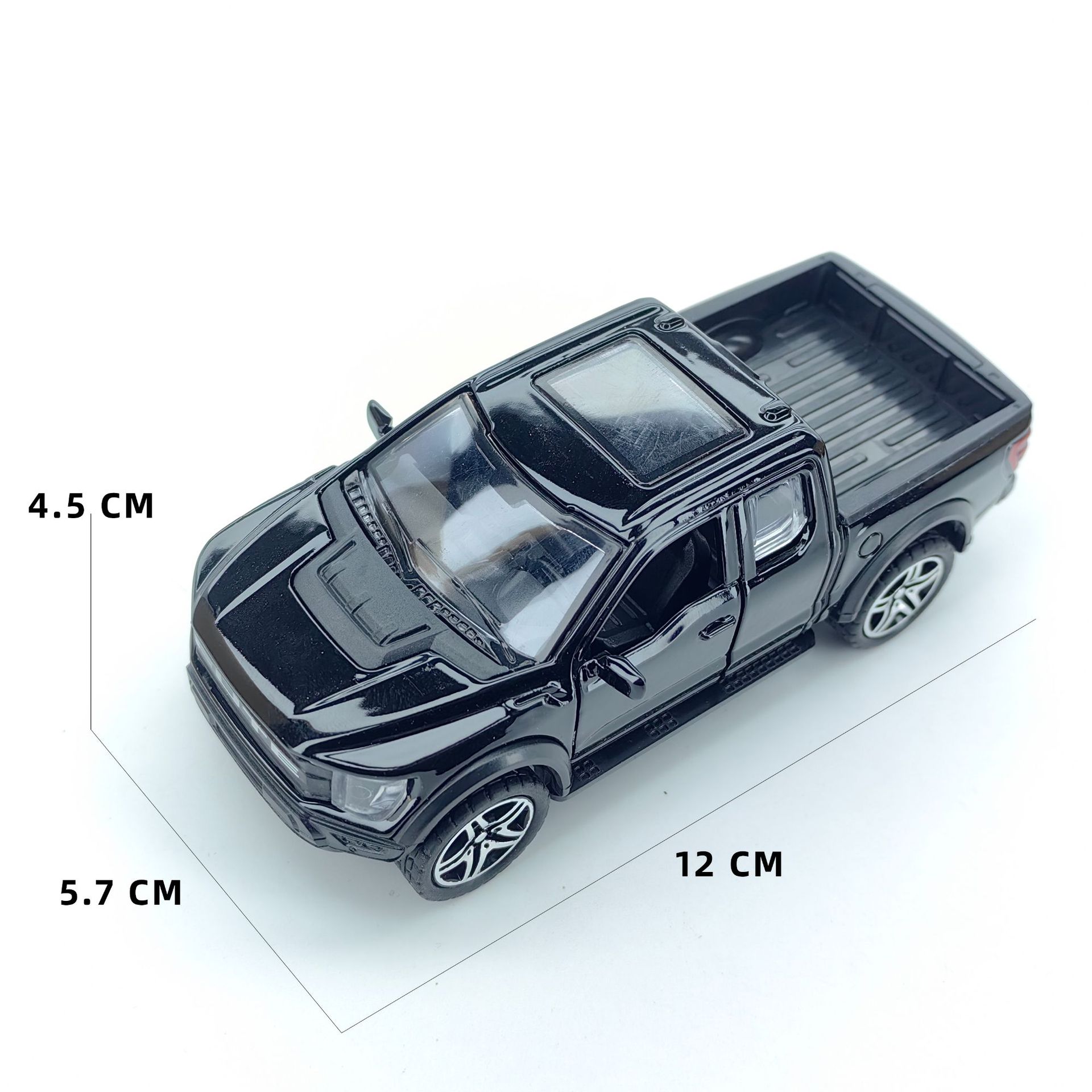 Cross-Border 1:36 Alloy Pickup Truck Model Kidsren's Toy Car Ornaments Pull-Back Car Model Boy Player Wholesale Delivery