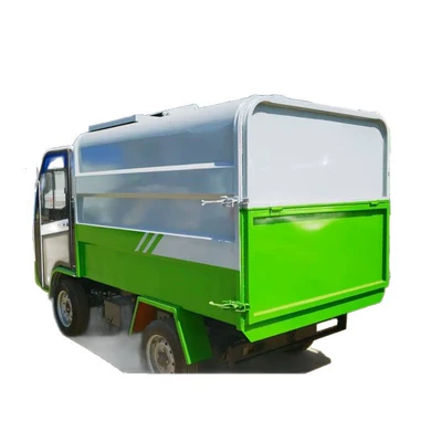 Vehicle, Four-Wheel Garbage Truck, Elektrik zibil maşınları