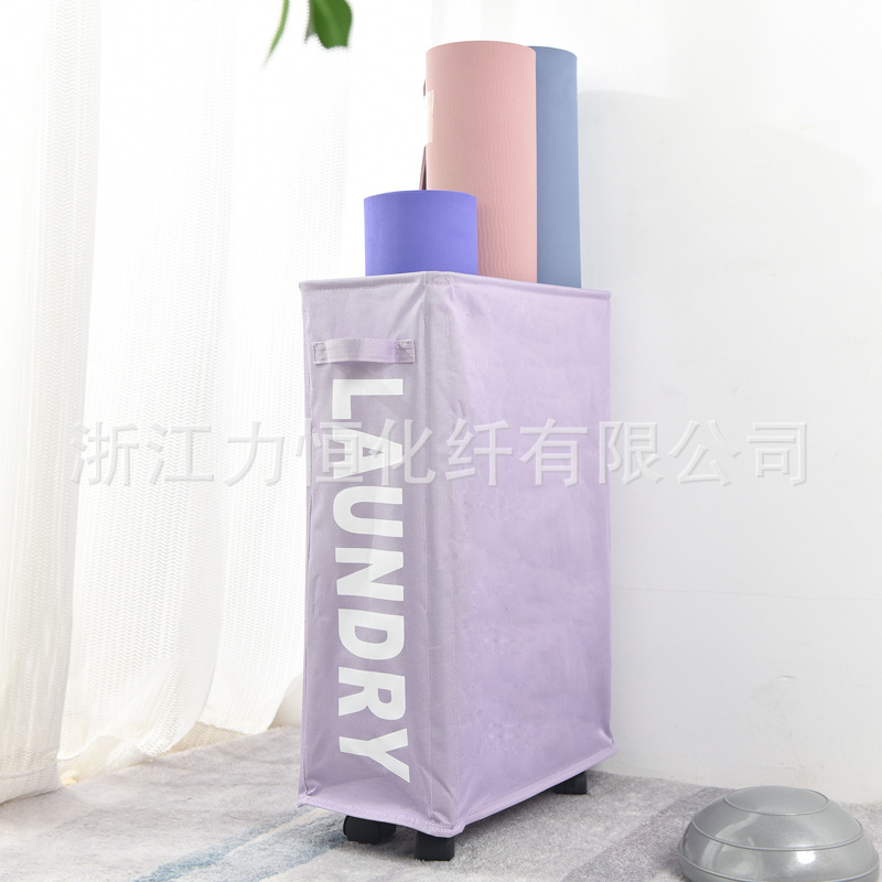 Cesta de lavandería de tela ropa de una sola rejilla caja de almacenamiento de artículos diversos bolsa de almacenamiento de malla suministros para el hogar cesta de lavandería