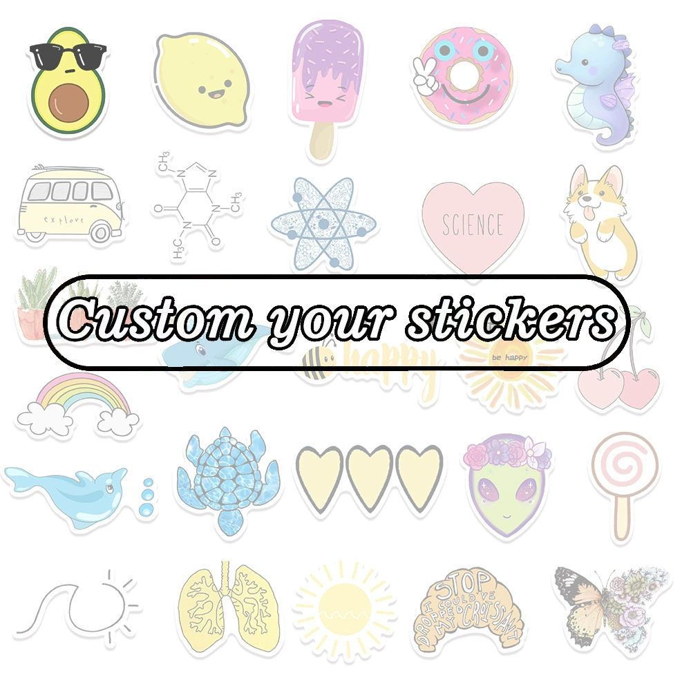Individual suitcase, laptop, sticker, item code