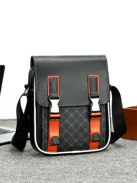 Cross-Border New Men's Shoulder Bag, Handsome High-End Cross-Body Bag, Versatile Briefcase, Travel Backpack, Men's Bag