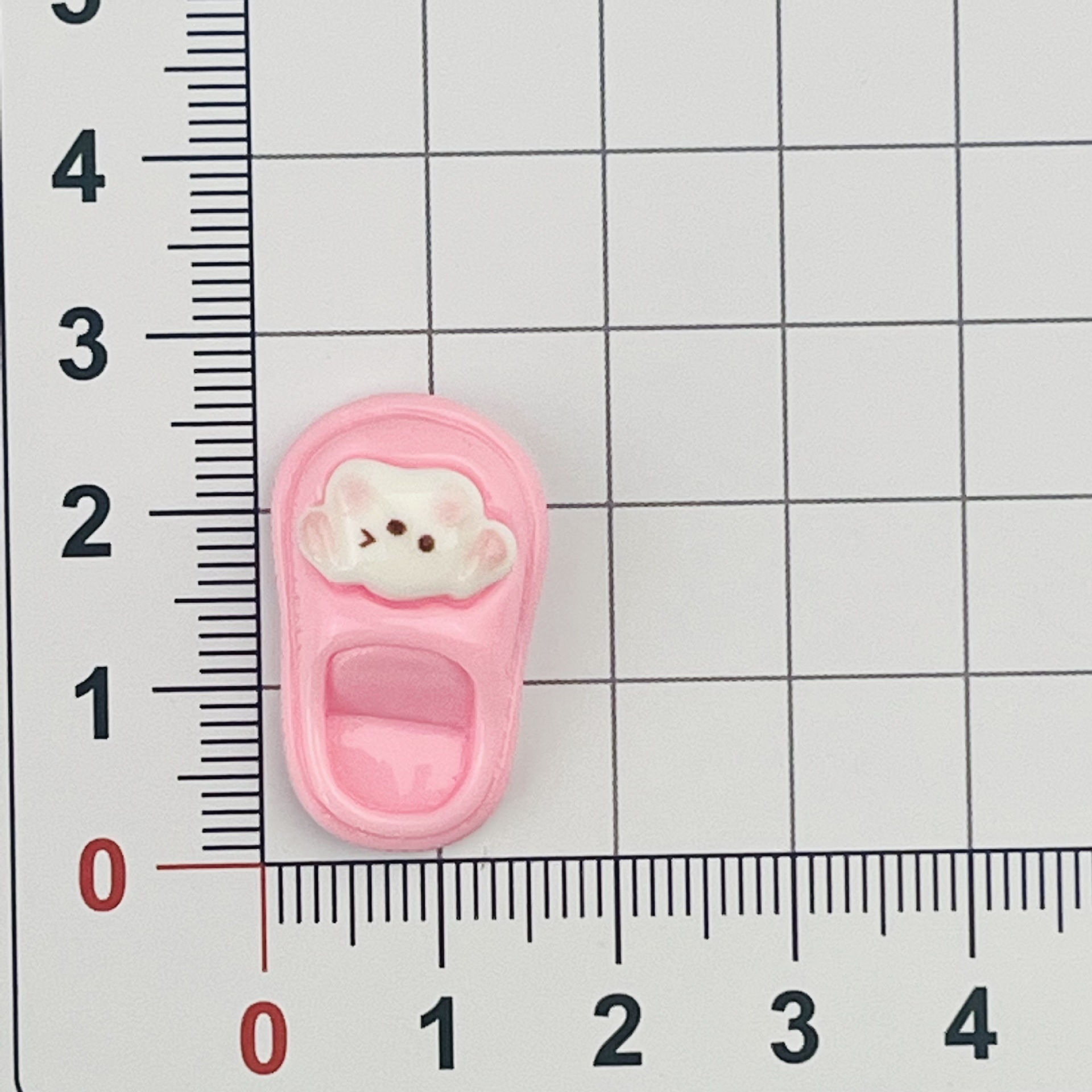 로즈 레드 강아지 슬리퍼