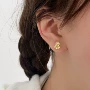 新款百搭简约s925耳钉