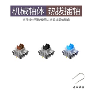 New mechanical keyboard black shaft green shaft tea shaft body cross plug DIY switch 2-pin accessories self-changing shaft maintenance