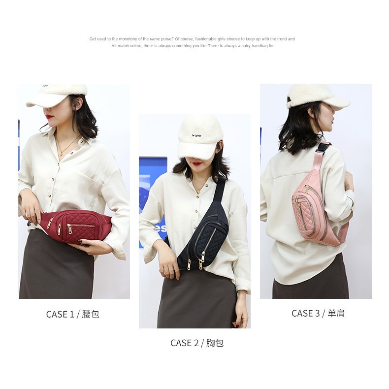 Bolso de la cintura nuevos hombres y mujeres de viaje al aire libre moda a juego cintura bolsa de hombro montañismo deportes crossbody bolsa de pecho multi-capa transfronteriza