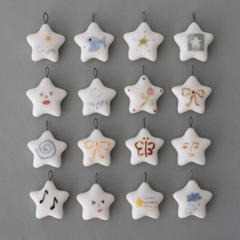 Hand-Painted Star Pendant DIY Jewelry European and American Style Color-Preserving Adjustable Vacuum Electroplated Accessories Basic Stainless Steel Pendant