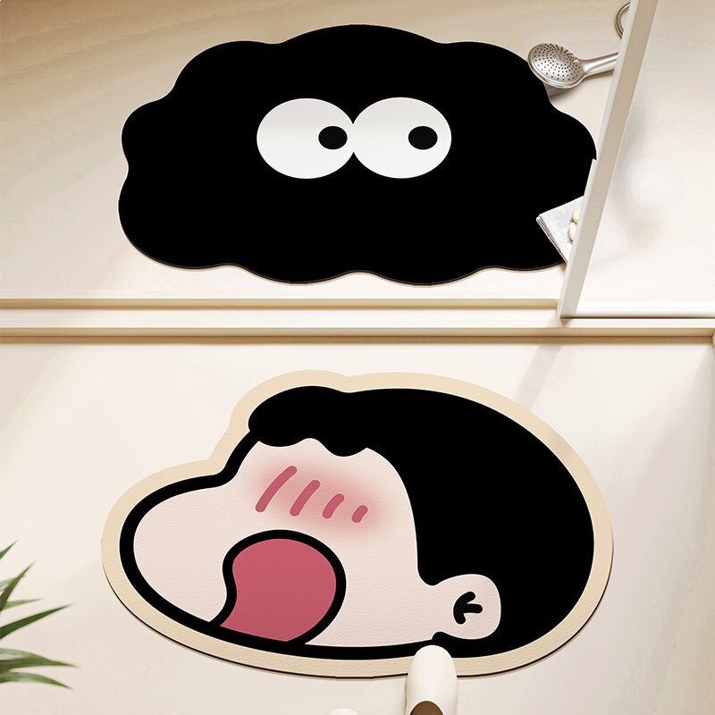 Bathroom Floor Mat Diatomaceous Earth Absorbent Mat Bathroom Foot Mat Washroom Toilet Entrance Door Non-Slip Wear-Resistant Carpet Bathroom Floor Mat Diatomaceous Earth Absorbent Mat Bathroom Foot Mat Washroom Toilet Entrance Door Non-Slip Wear-Resistant Carpet
