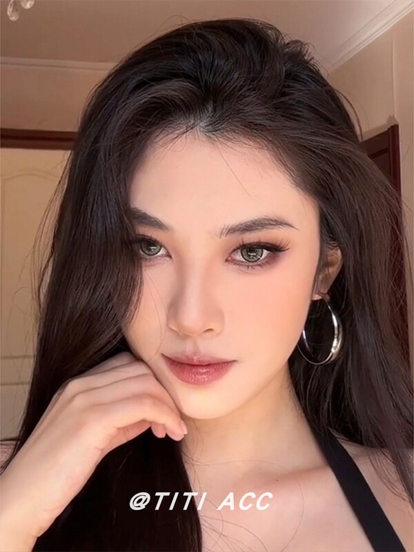 欧美夸张大素圈宽面耳环小众设计感气质金属耳钉韩系简约时尚耳饰|undefined