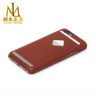 外贸牛皮简约保护套内置SIM卡位 适用苹果 8皮套Xperia 5手机壳
