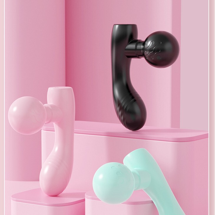 New dual-head fascia gun massager, a quiet massage device for relieving fatigue in the lower back and waist New dual-head fascia gun massager, a quiet massage device for relieving fatigue in the lower back and waist
