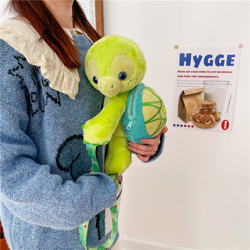 Little Turtle Doll Olmie Doll Backpack  New Cartoon Cute Rag Doll Creative Gift Direct Sales