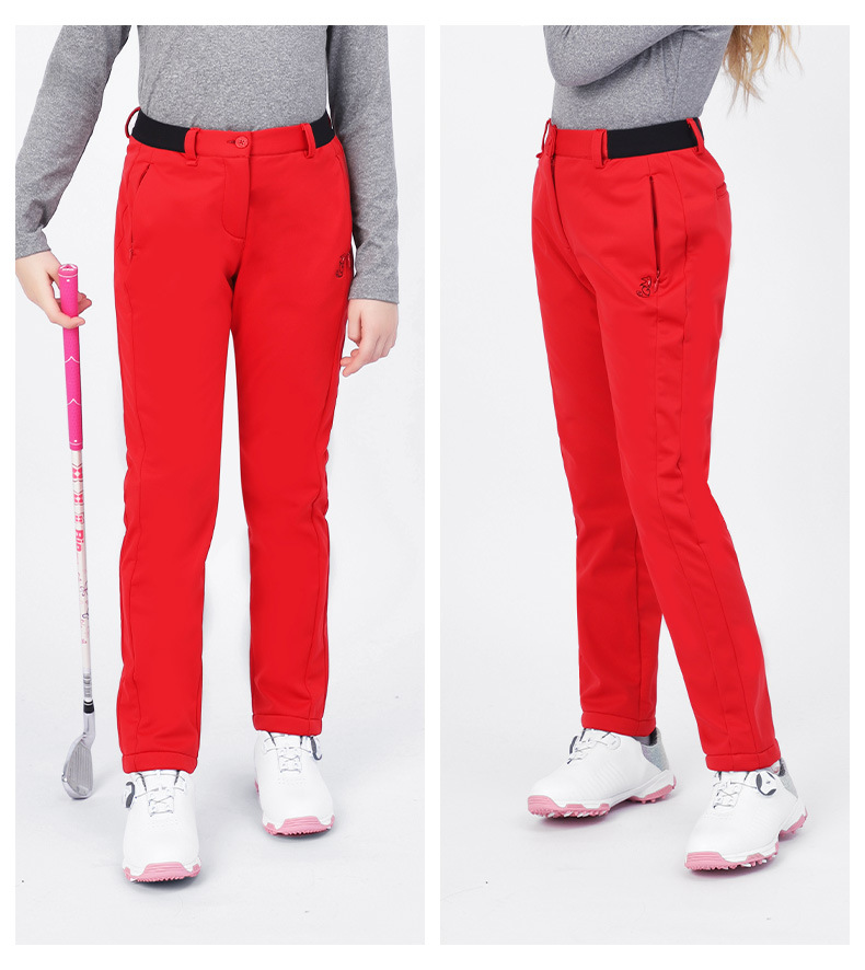 Quần thể thao trẻ em Golf PGM lót nhung giữ ấm Thu Đông — KUZ110-Quần đỏ (lót nhung), KUZ110-Quần Trắng (lót nhung), KUZ110-Quần đen (lót nhung), KUZ110-Quần màu xanh nước biển (lót nhung) chi tiết 8