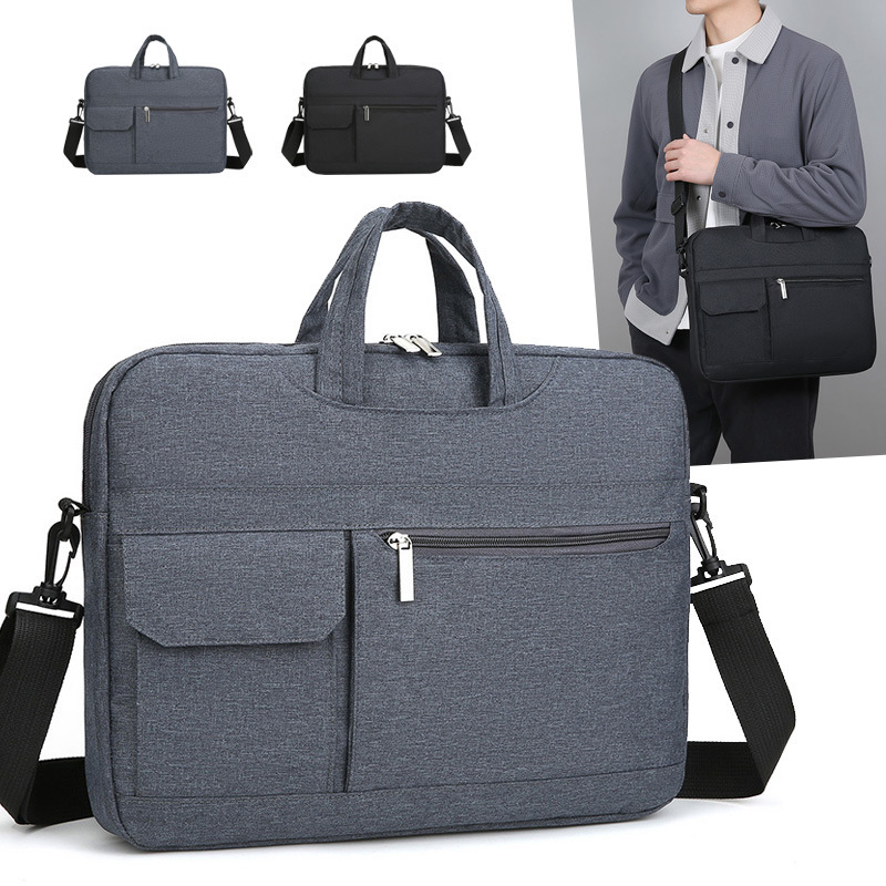 Multifunctional Single-Shoulder Laptop Bag 16inch Laptop Bag Suitable for Apple, Huawei, Lenovo Document Bags