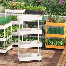 阳台菜架子种菜支架种菜盆花架种植箱爬藤架多层立体栽培架室内架