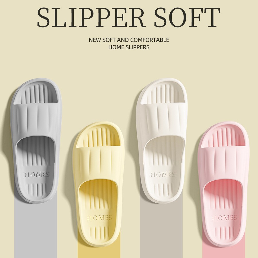 Eva Slippers for Women, Summer Bathroom Bathing, Non-Slip, Non-Stinky Feet, Indoor Home Couple, Simple Sandals for Men