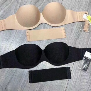 Strapless Underwear Women's Steel Ring Small Chest Gathering Non-Slip Upper Collating Parammary Invisible Beautiful Back Traceless Bra Explosion