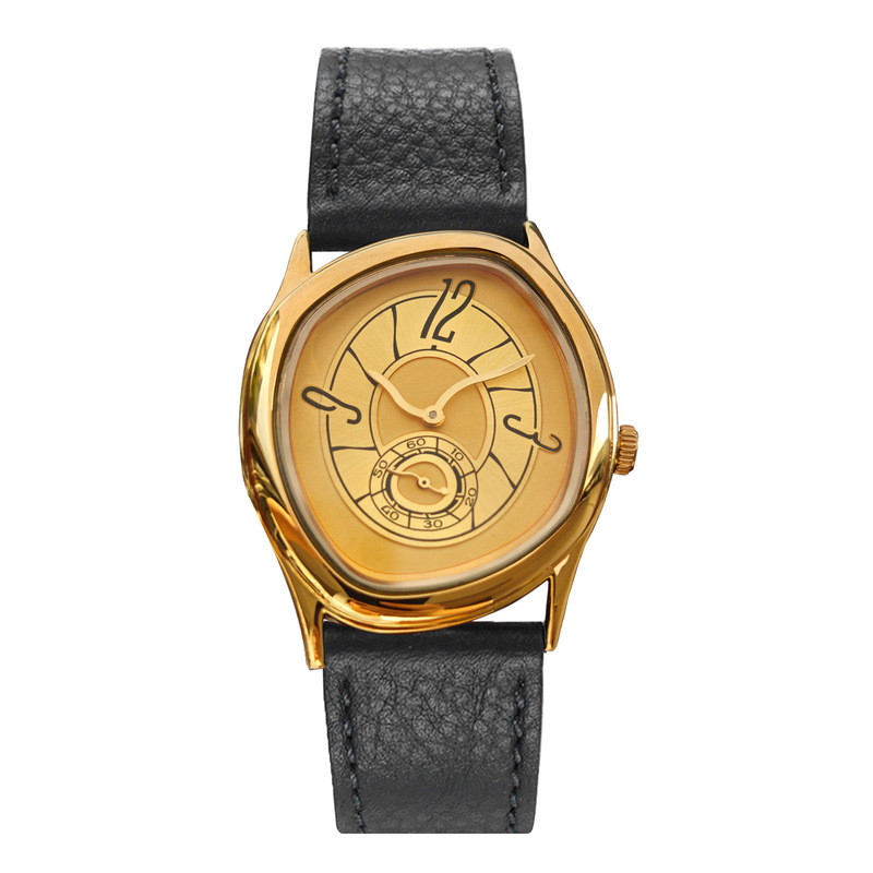 Y2K Retro Special-Shaped Dial Quartz Watch, Unique Niche Design, Men's and Women's Leather Strap Watch Y2K Retro Special-Shaped Dial Quartz Watch, Unique Niche Design, Men's and Women's Leather Strap Watch