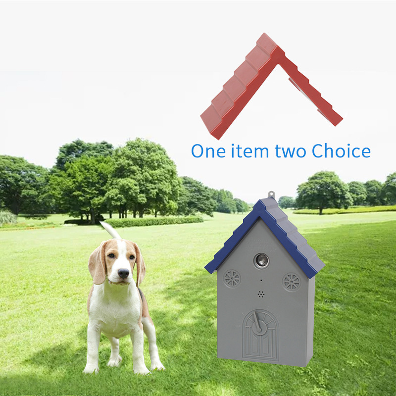 2021新款跨境超声波止吠器防狗叫 户外室内动物驱赶器训狗器