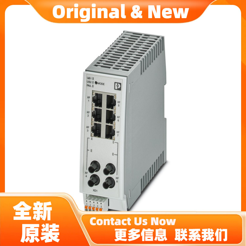 菲尼克斯以太网交换机FL SWITCH 2206-2FX SM ST - 2702333原装