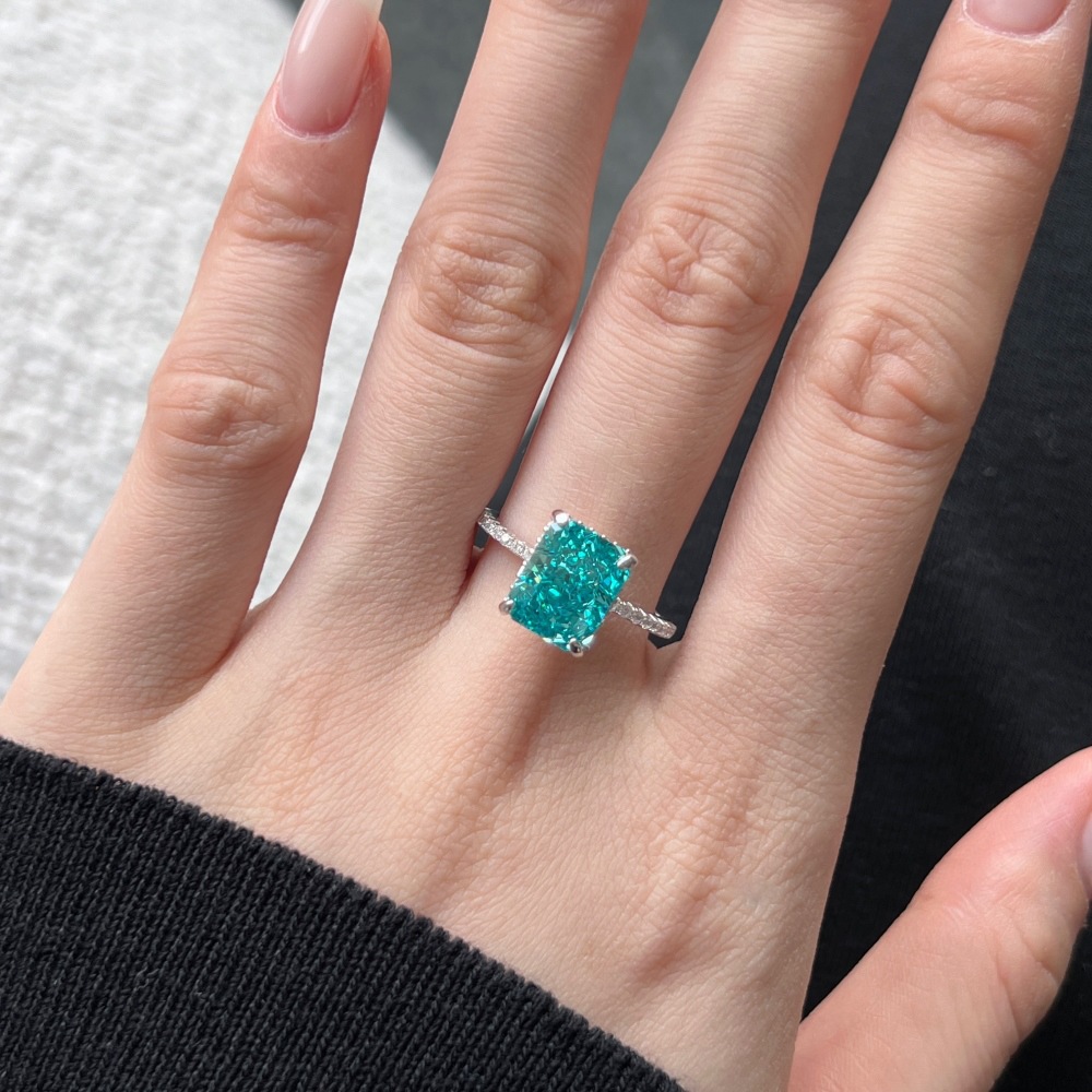 10g Weight Zircon Inlay Material Rings Classification 6, 9 Ring Size 1 Piece Quantity Holiday, Daily Occasion 925 Sterling Silver Material Geometric Pattern Women's Gender Plating Design Elegant, Luxurious, Simple Style Style 925 Sterling Silver Zircon Geometric Rings 16