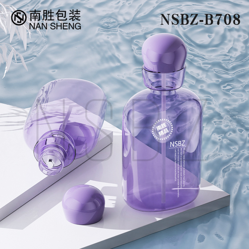 28牙500ml口腔护理液漱口水瓶子倒吸阀PET透明塑料瓶挤压瓶分装瓶
