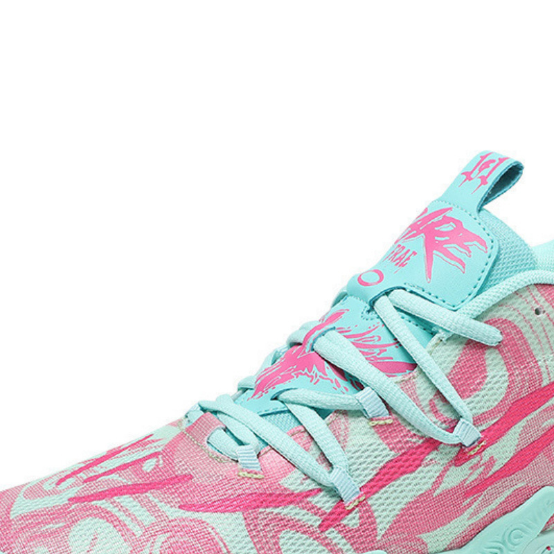 Autumn Colorful Mesh Basketball Shoes for Men, New Lace-Up Sports Shoes, Non-Slip Youth Professional Training Sneakers