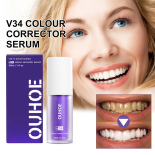 OUHOE teeth whitening essence cleaning teeth tartar breath fresh care gums teeth whitening essence