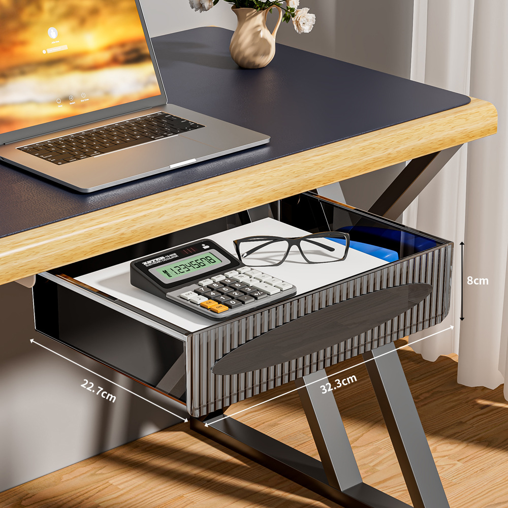 Artículos diversos de escritorio papelería de mesa almacenamiento invisible cajón sin perforar estante de almacenamiento colgante caja de almacenamiento extraíble